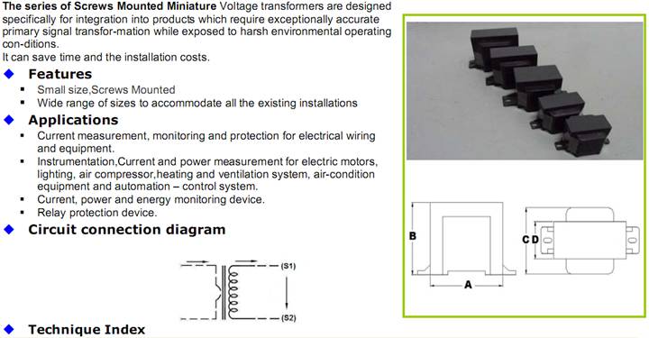 PTE(Screws)  Series  Miniature PT